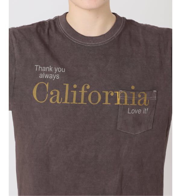 Spick and Span「《予約》melple / メイプル Pasadena Pocket S/S (Thank you al」|Tシャツ・カットソー|