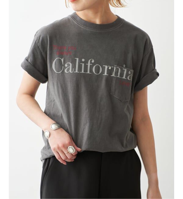 Spick and Span「《予約》melple / メイプル Pasadena Pocket S/S (Thank you al」|Tシャツ・カットソー|