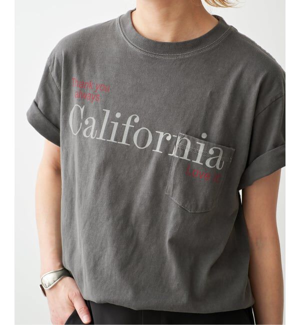 Spick and Span「《予約》melple / メイプル Pasadena Pocket S/S (Thank you al」|Tシャツ・カットソー|