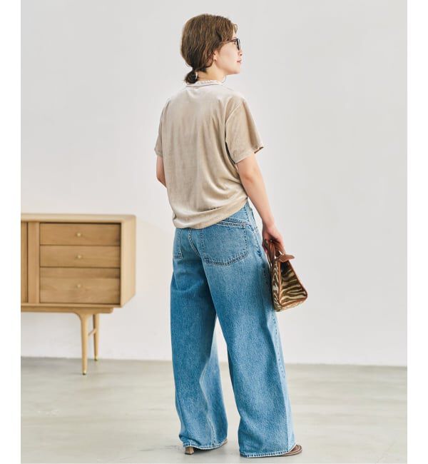 Spick and Span「《予約》TA / PEベロアTシャツ」|Tシャツ・カットソー|