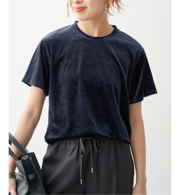 Spick and Span「《予約》TA / PEベロアTシャツ」|Tシャツ・カットソー|