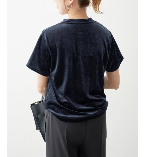 Spick and Span「《予約》TA / PEベロアTシャツ」|Tシャツ・カットソー|