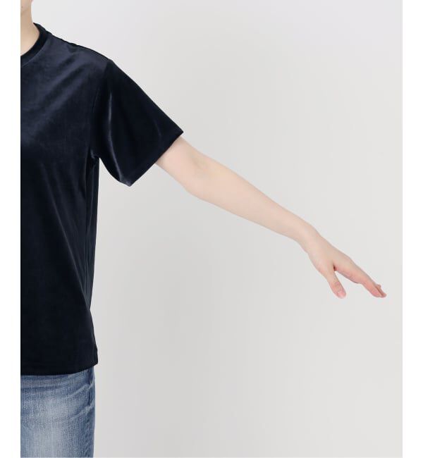 Spick and Span「《予約》TA / PEベロアTシャツ」|Tシャツ・カットソー|