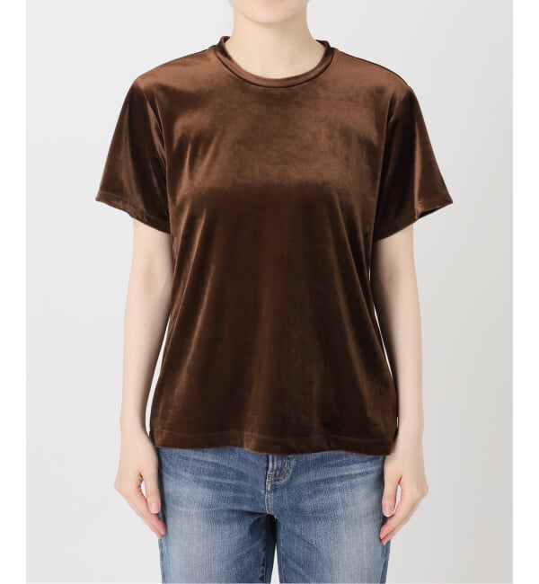 Spick and Span「《予約》TA / PEベロアTシャツ」|Tシャツ・カットソー|