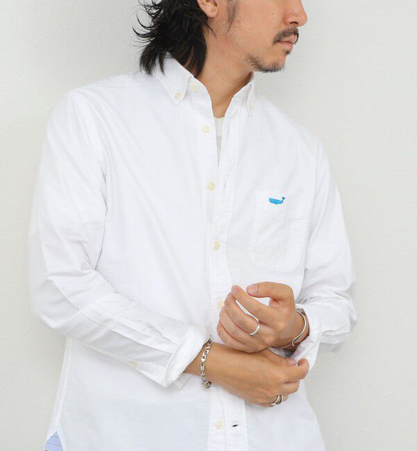 NOLLEY'S goodman「TRADITIONAL OX クジラBD ボタンダウンシャツ 26AW」|シャツ・ブラウス|ホワイト