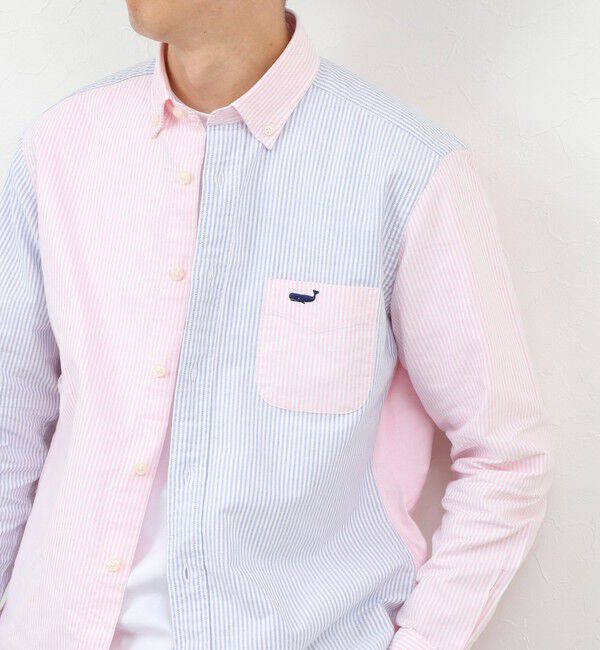 NOLLEY'S goodman「TRADITIONAL OX クジラBD ボタンダウンシャツ 26AW」|シャツ・ブラウス|ピンク系その他