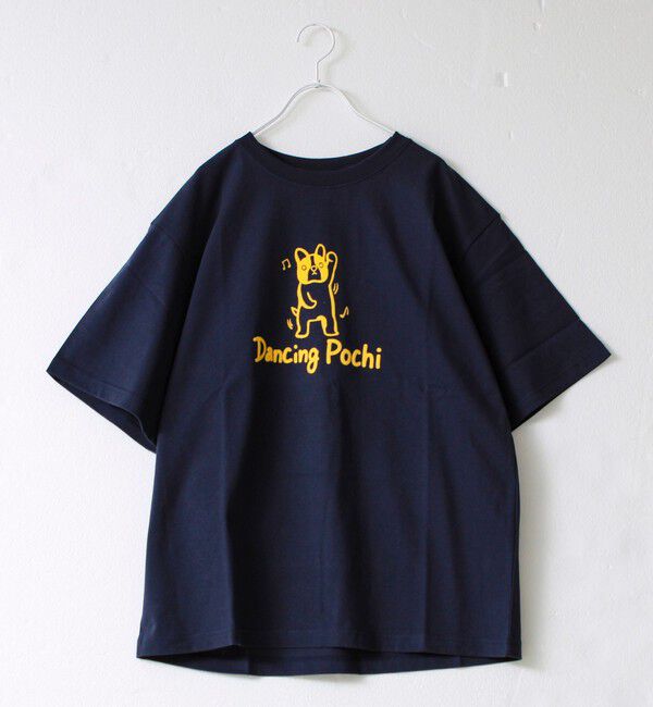 FREDY MAC「【マックT】【Dancing Pochi】original body T-shirts」|Tシャツ・カットソー|ネイビー