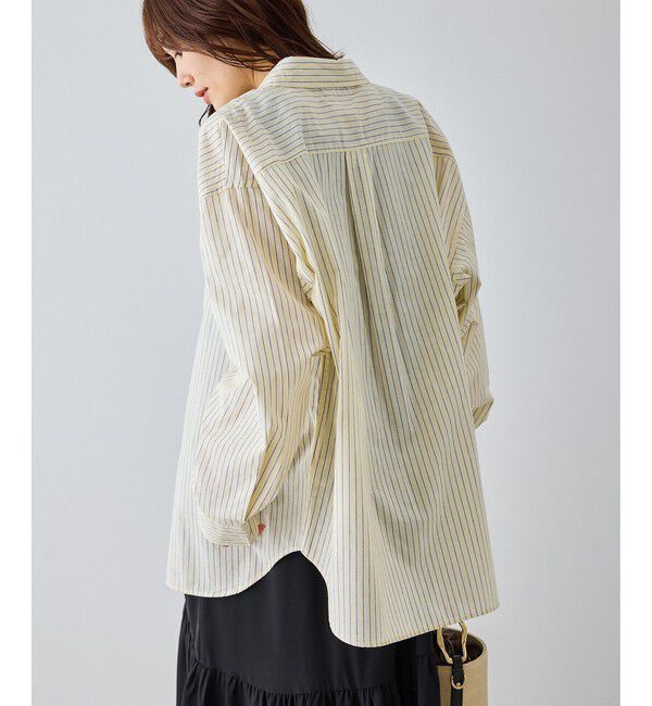 Rope&rsquo;Picnic「【BEVERLYHILLS POLO CLUB・一部店舗限定】ストライプビッグシルエットシャツ」|シャツ・ブラウス|