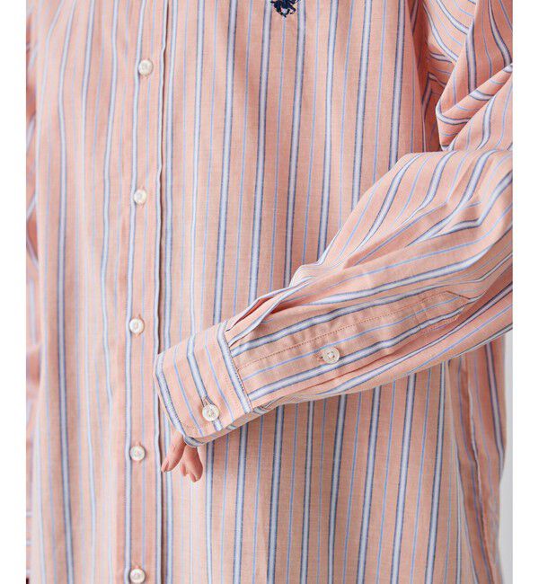 Rope&rsquo;Picnic「【BEVERLYHILLS POLO CLUB・一部店舗限定】ストライプビッグシルエットシャツ」|シャツ・ブラウス|