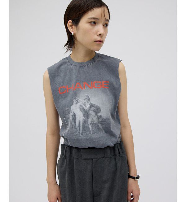  「【GEMINI】プリントノースリーブプルオーバー＜WEB限定＞」|Tシャツ・カットソー|
