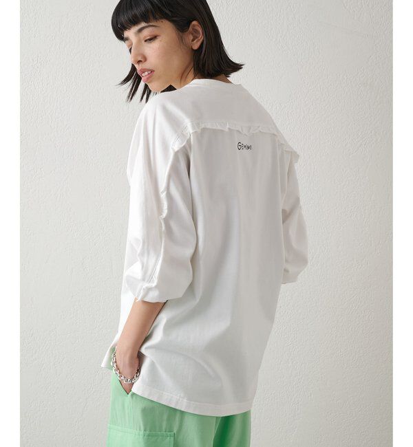  「【GEMINI】 バックフリルカットソー」|Tシャツ・カットソー|