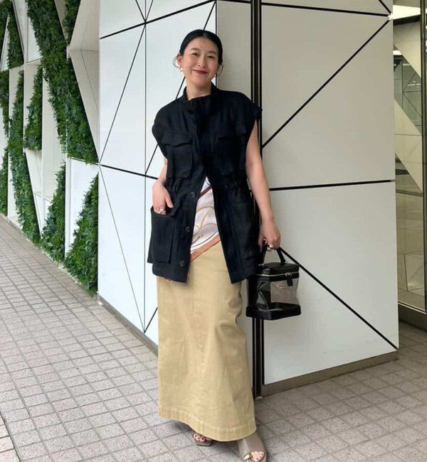  「＜Oggi 6月号掲載アイテム＞【低身長サイズあり】チノストレッチスカート」|スカート|