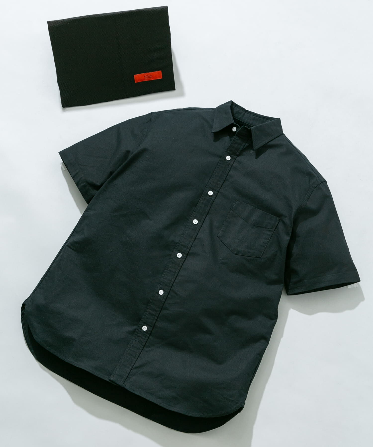 URBAN RESEARCH ROSSO「『WEB限定』『抗菌/消臭』『XXLｻｲｽﾞあり』ﾊｲﾊﾟﾌｫｰﾏﾝｽｵｯｸ」|シャツ・ブラウス|ブラック