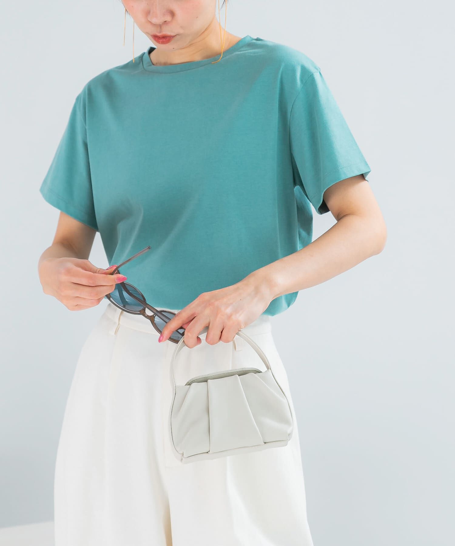 URBAN RESEARCH ROSSO「UVカットアイスコットンカットソー」|Tシャツ・カットソー|ミント