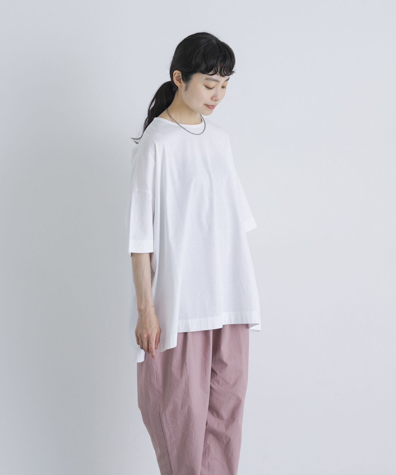 かぐれ「オーバークルーネックカットソー」|Tシャツ・カットソー|