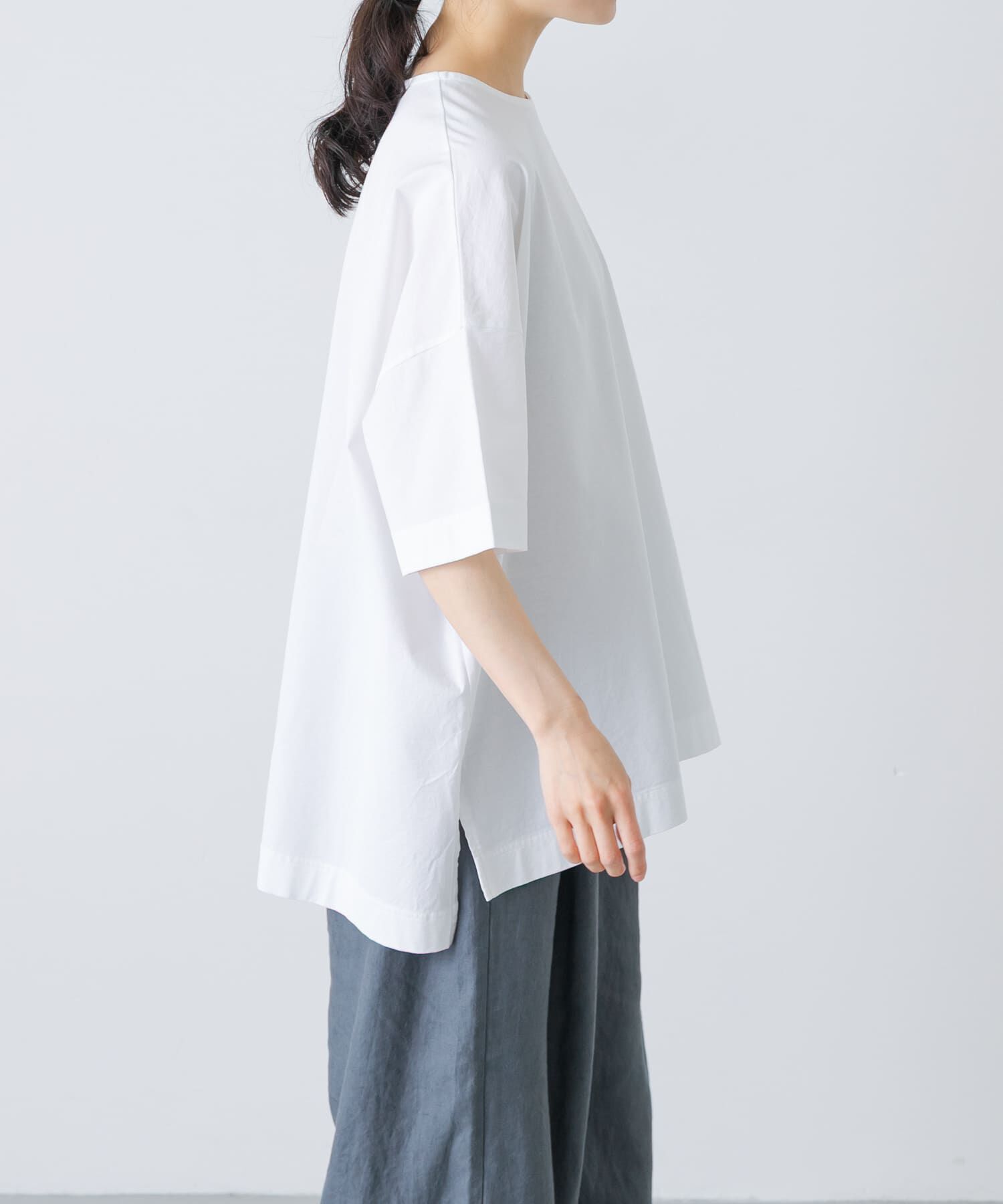 かぐれ「オーバークルーネックカットソー」|Tシャツ・カットソー|