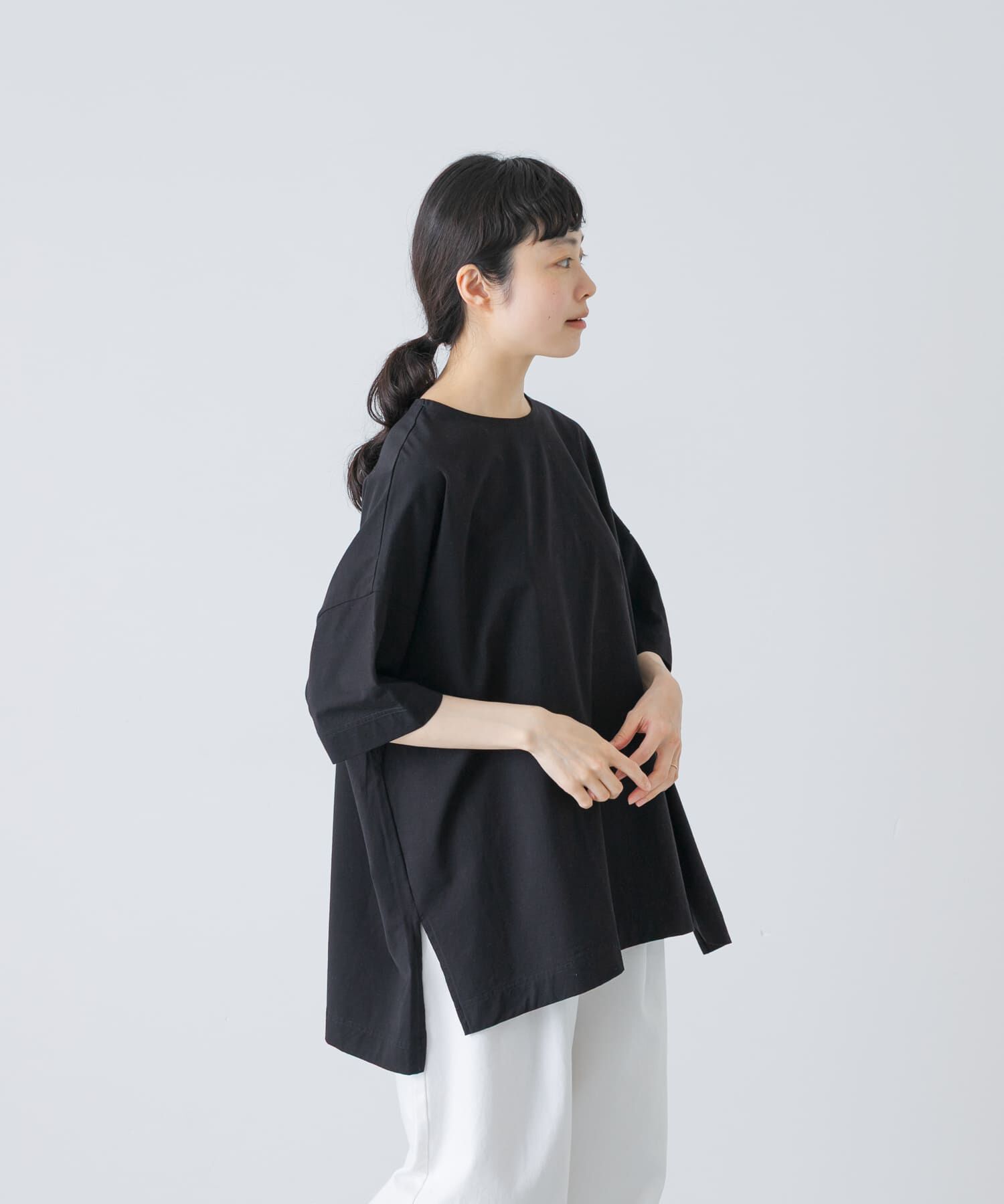 かぐれ「オーバークルーネックカットソー」|Tシャツ・カットソー|