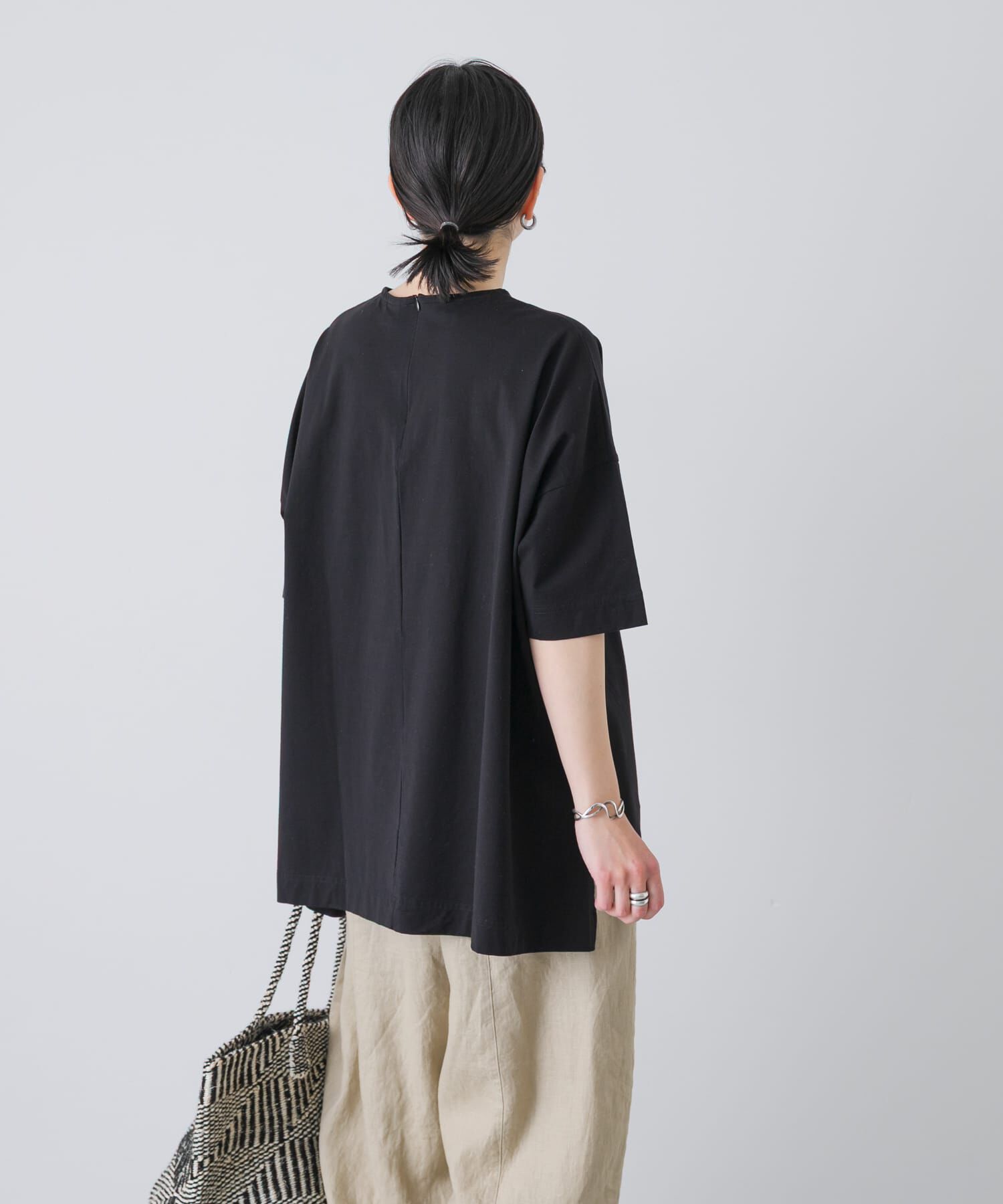かぐれ「オーバークルーネックカットソー」|Tシャツ・カットソー|