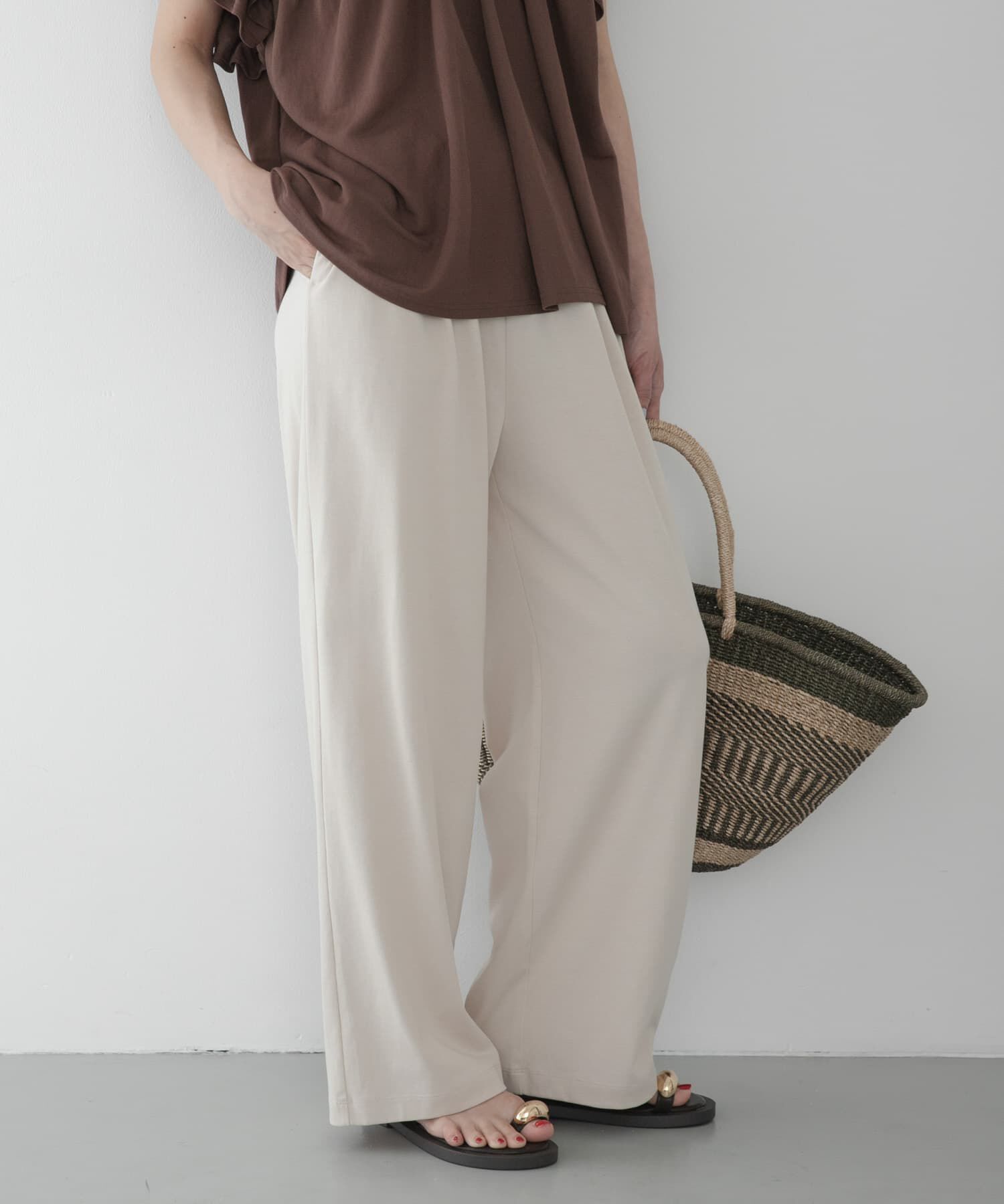 Sonny Label 「『WEB限定』『UR TECH ひやサラクール』イージーワンタックパンツ」|その他|