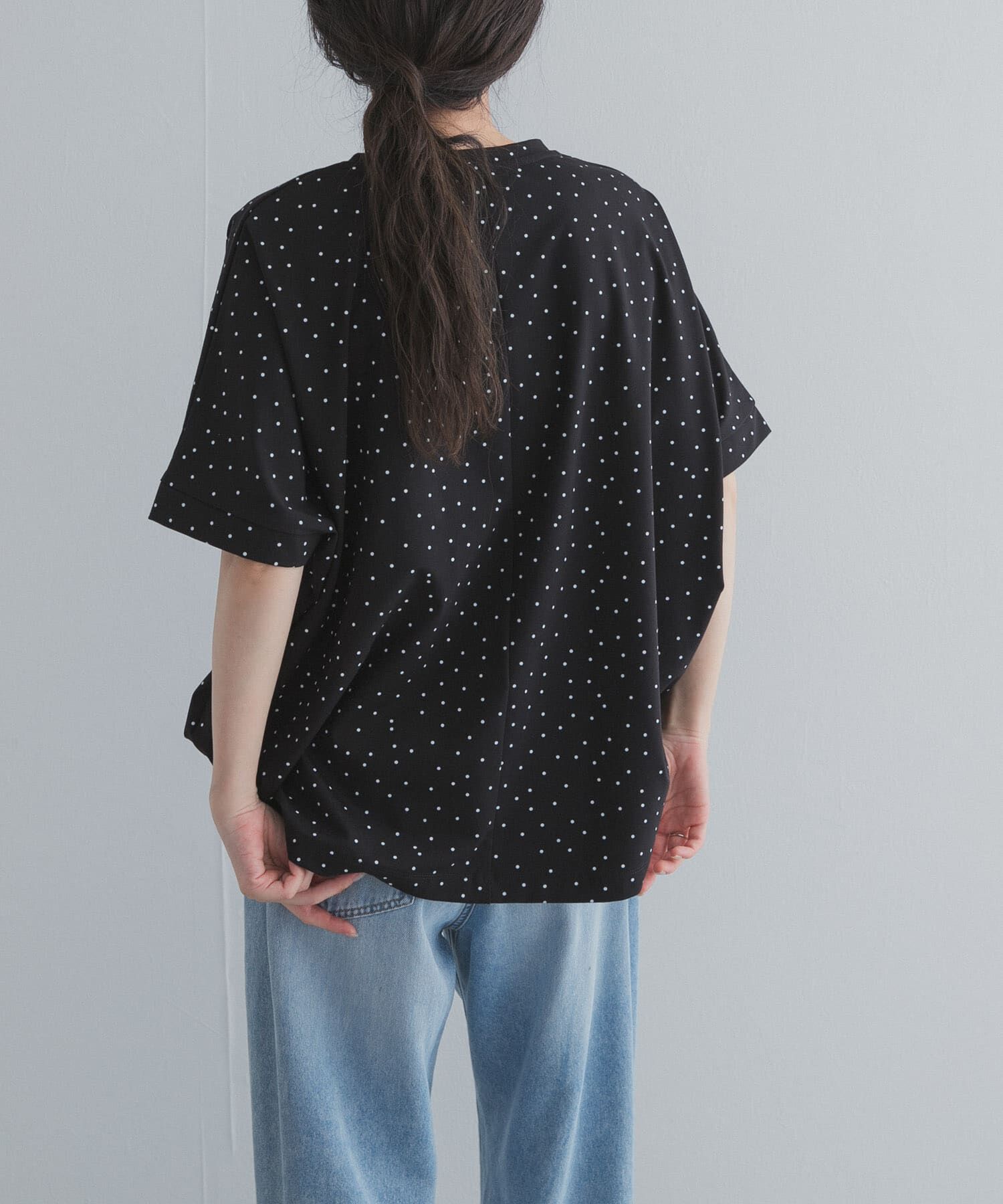 URBAN RESEARCH DOORS「ドットシルケットプルオーバー」|Tシャツ・カットソー|