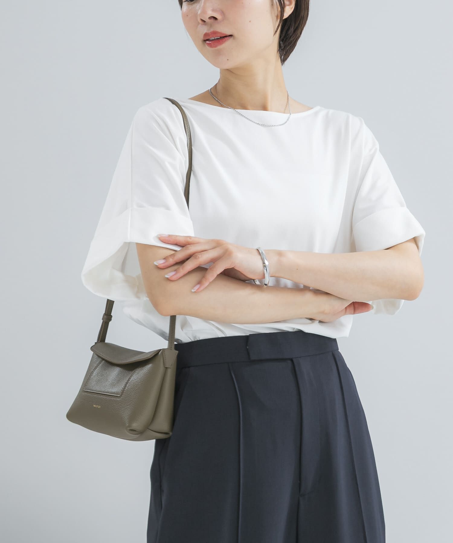 URBAN RESEARCH ROSSO「UVカットデザインスリーブプルオーバー」|Tシャツ・カットソー|