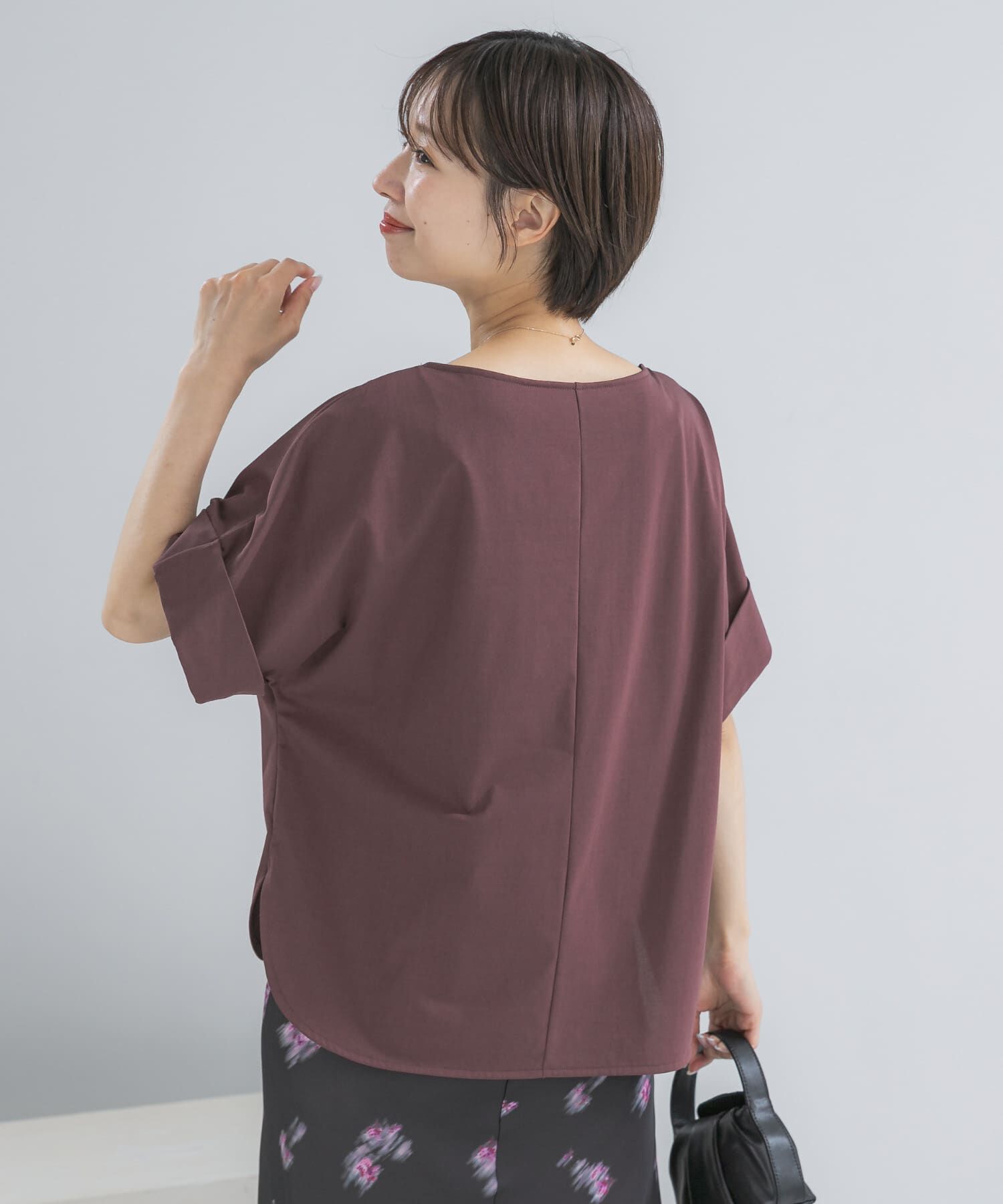URBAN RESEARCH ROSSO「UVカットデザインスリーブプルオーバー」|Tシャツ・カットソー|