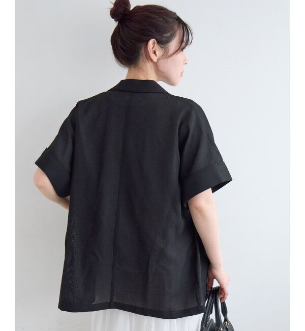  「≪洗える≫メッシュハーフスリーブジャケット」|その他|