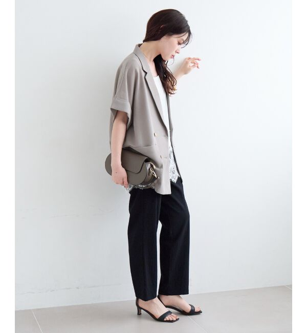  「≪洗える≫メッシュハーフスリーブジャケット」|その他|