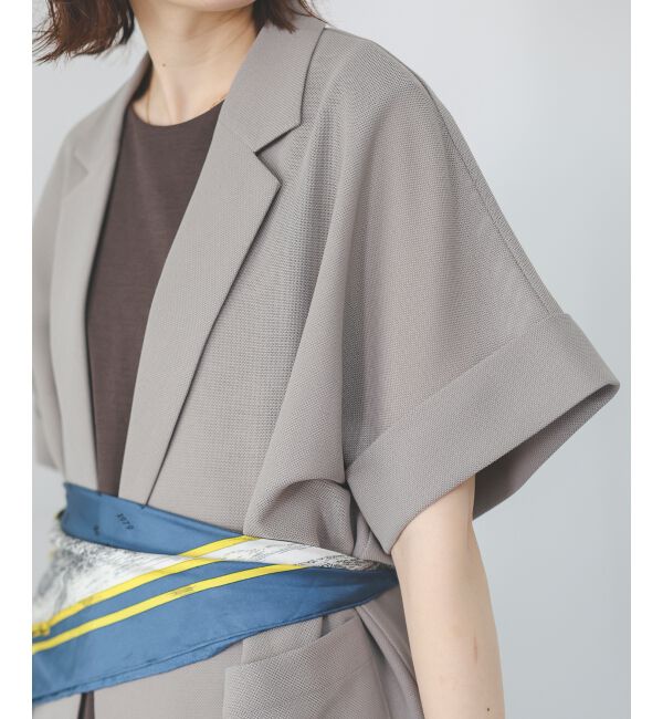  「≪洗える≫メッシュハーフスリーブジャケット」|その他|
