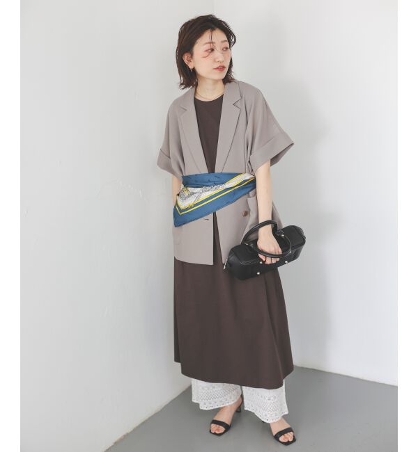  「≪洗える≫メッシュハーフスリーブジャケット」|その他|