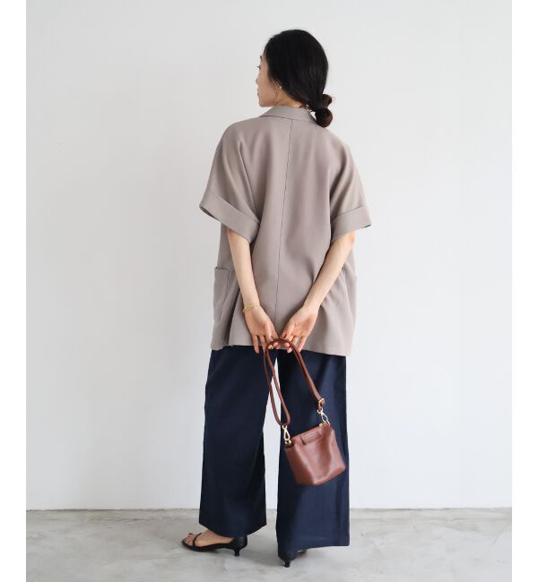  「≪洗える≫メッシュハーフスリーブジャケット」|その他|