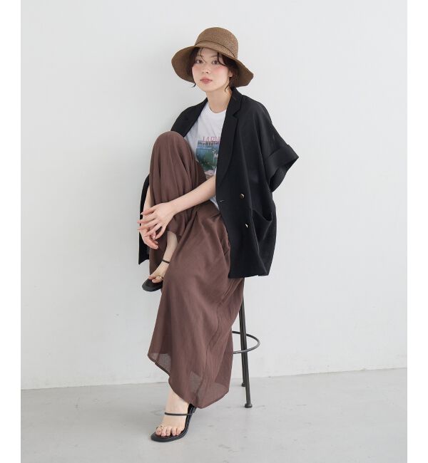 「≪洗える≫メッシュハーフスリーブジャケット」|その他|