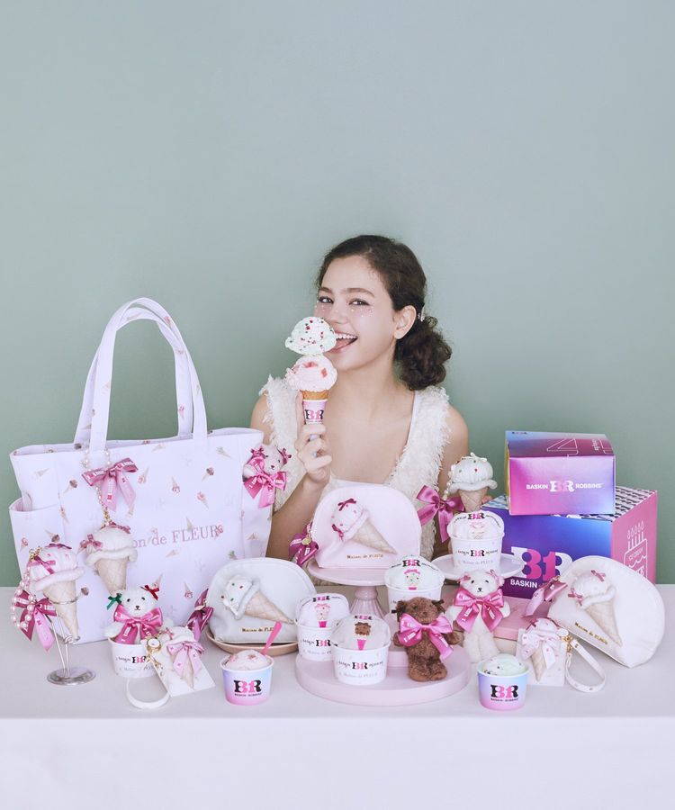 Maison de FLEUR「サーティワン タオルハンカチ」|ハンカチ|