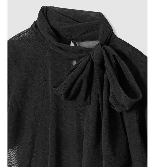 LOULOU WILLOUGHBY「【LOULOU WILLOUGHBY】ボウタイツキチュールトップス」|Tシャツ・カットソー|