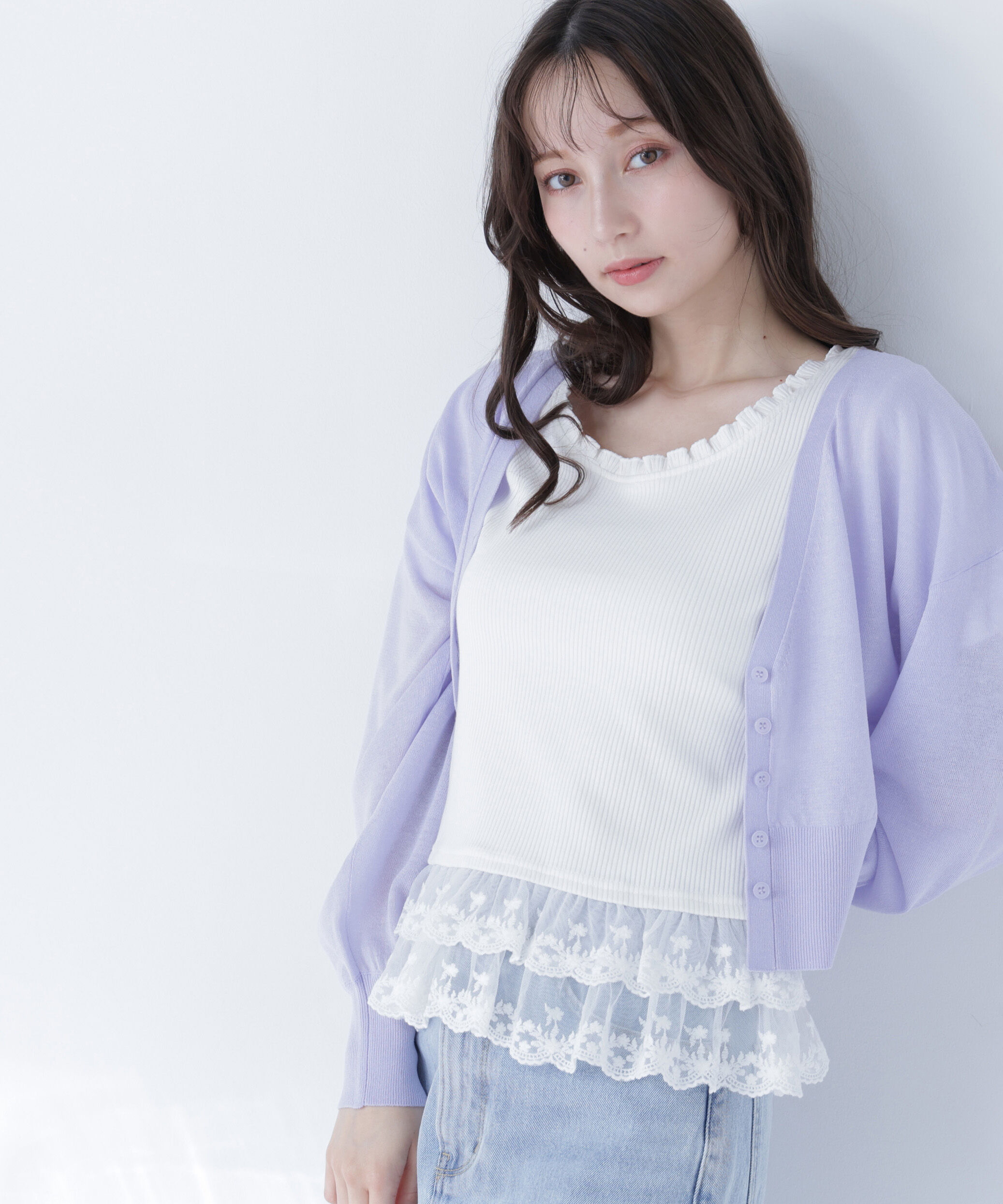  「〈ちょうど、いい服〉さらりと、涼しげ麻混カーディガン」|ニット・セーター|