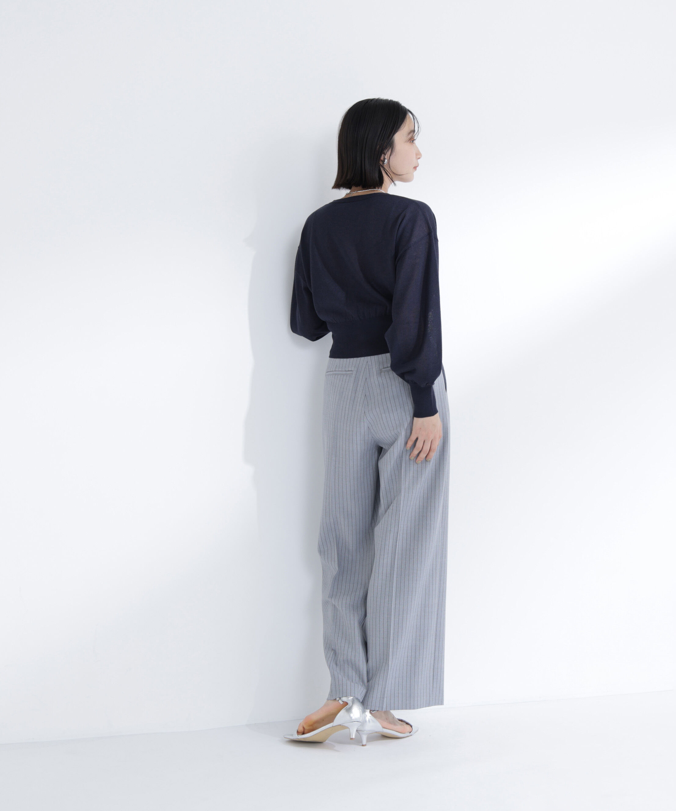  「〈ちょうど、いい服〉さらりと、涼しげ麻混カーディガン」|ニット・セーター|