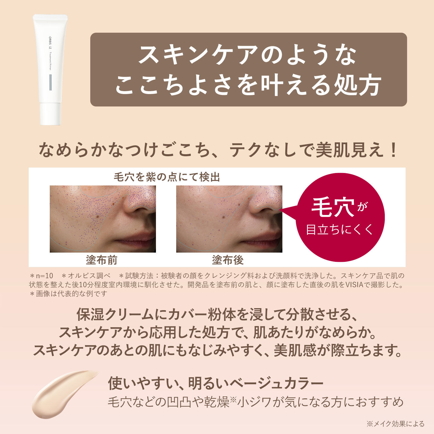 ORBIS「ORBIS オルビスユー トリートメントプライマー 30g　SPF50・PA+++」|化粧下地|