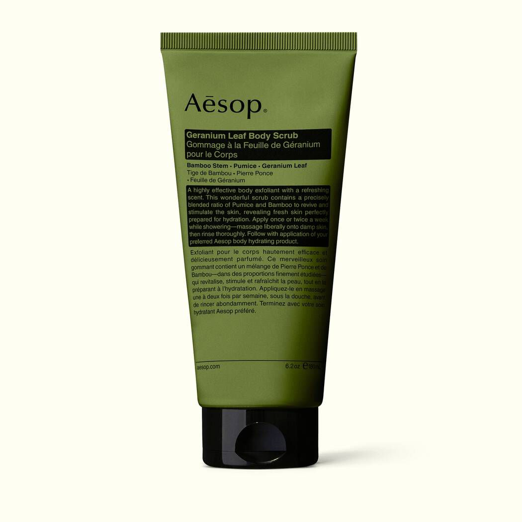 Aesop「ｾﾞﾗﾆｳﾑ ﾎﾞﾃﾞｨｽｸﾗﾌﾞ 180mL」|マッサージ・ボディスクラブ|-