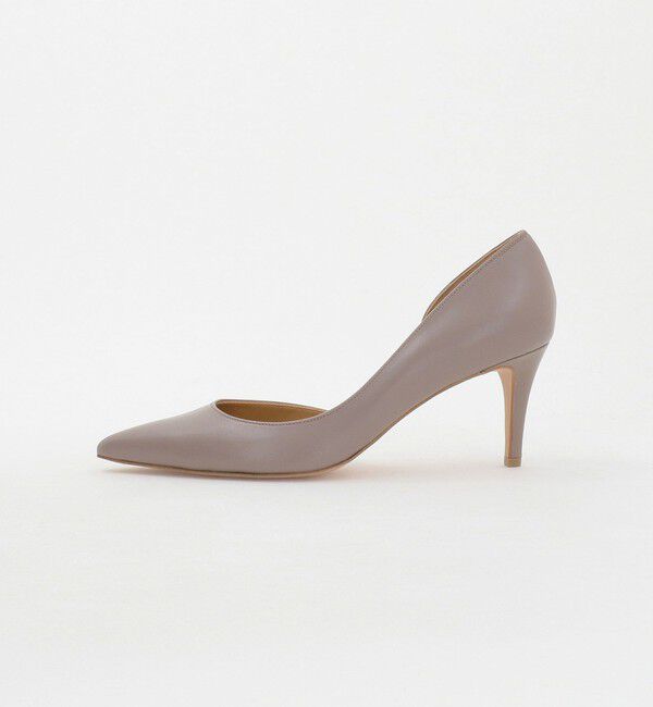 UNITED ARROWS「ポインテッド サイドオープン パンプス」|パンプス|BEIGE