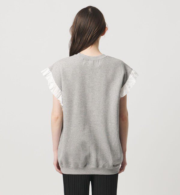 UNITED ARROWS「＜dahl&rsquo;ia＞フリルスリーブ スウェット」|スウェット・ジャージ|