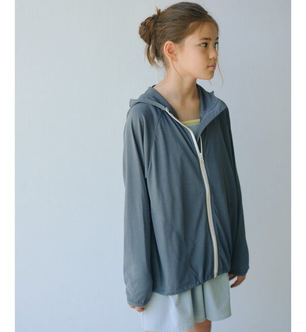 UNITED ARROWS green label relaxing「UVパーカー/ キッズ 140cm-150cm」|パーカー|DK.GRAY