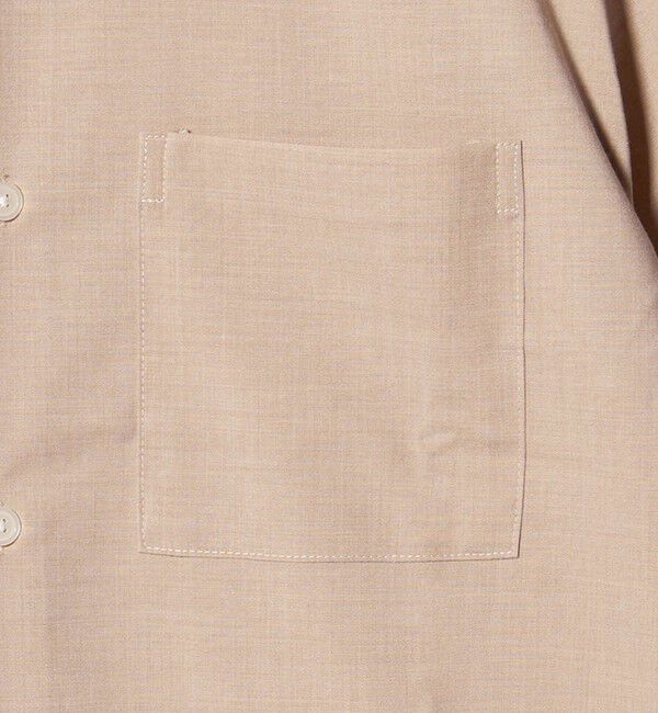 UNITED ARROWS green label relaxing「【WEB限定】JUST fit ウールライク 半袖 シャツ」|シャツ・ブラウス|