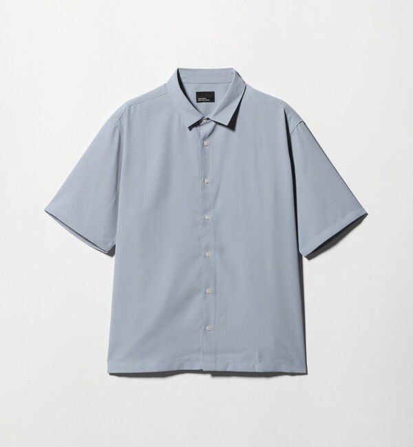 UNITED ARROWS green label relaxing「【WEB限定】JUST fit ソフトドレープ ボックスシルエット 半袖 シャツ」|シャツ・ブラウス|