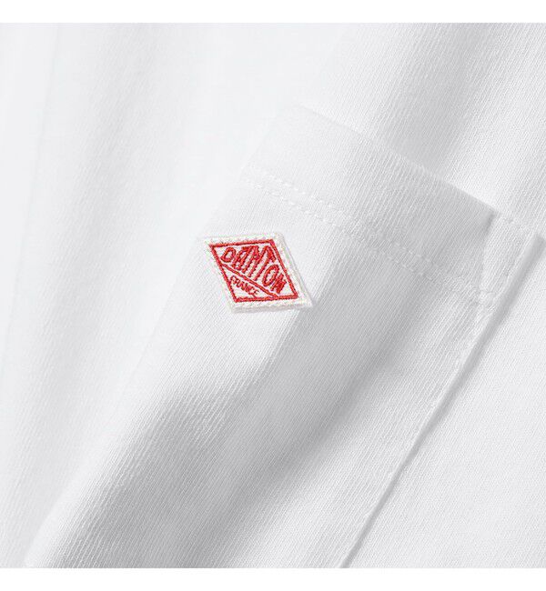 Ray BEAMS 「DANTON / ポケット Tシャツ　　26SS  洗濯可 ロゴオーバーサイズ リラックス メンズライク ダントン」|Tシャツ・カットソー|