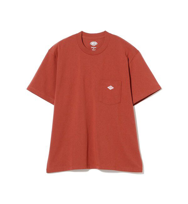 Ray BEAMS 「DANTON / ポケット Tシャツ　　26SS  洗濯可 ロゴオーバーサイズ リラックス メンズライク ダントン」|Tシャツ・カットソー|