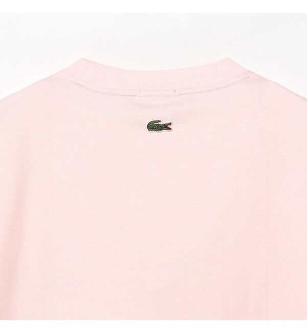 BEAMS「BEAMS｜【別注】LACOSTE / バッジ Tシャツ｜プリントT｜半袖Tシャツ|ラコステ|」|Tシャツ・カットソー|