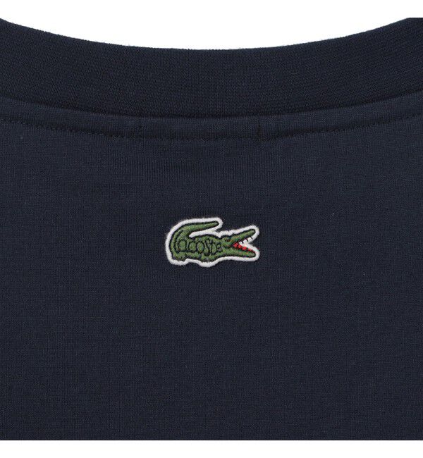 BEAMS「BEAMS｜【別注】LACOSTE / バッジ Tシャツ｜プリントT｜半袖Tシャツ|ラコステ|」|Tシャツ・カットソー|