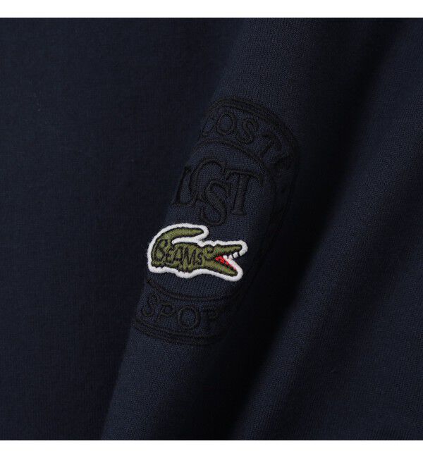 BEAMS「BEAMS｜【別注】LACOSTE / バッジ Tシャツ｜プリントT｜半袖Tシャツ|ラコステ|」|Tシャツ・カットソー|