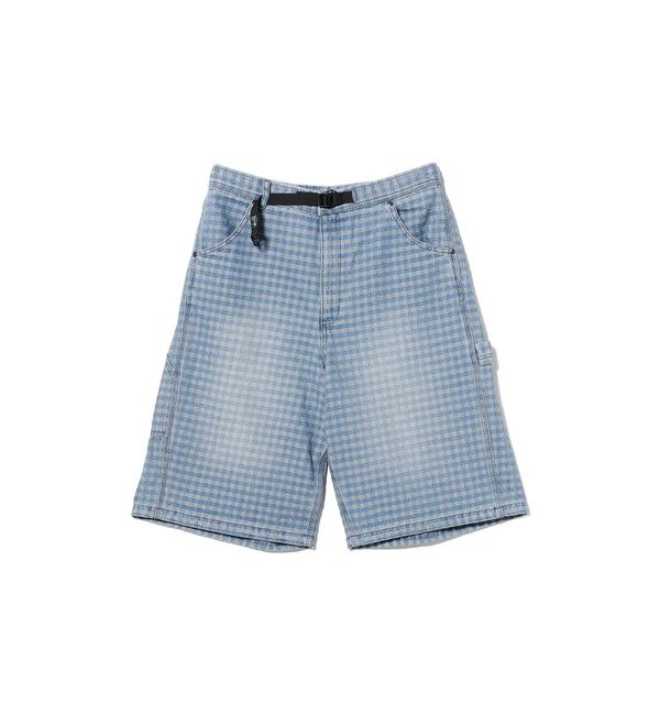 BEAMS「【別注】NULL TOKYO /  CHECK DENIM SHORTS」|その他|LIGHT_INDIGO