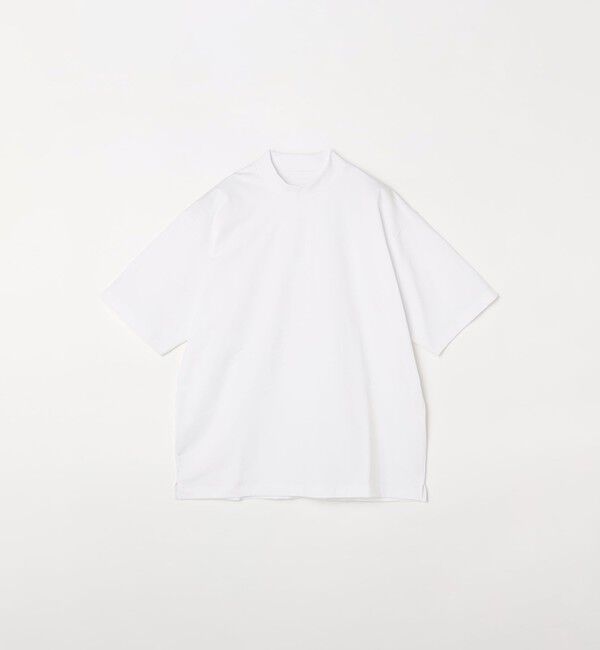 SHIPS any「SHIPS any:〈接触冷感/遮熱/UVカット機能等〉サマーファンクション モックネック Tシャツ 26SS◆」|Tシャツ・カットソー|